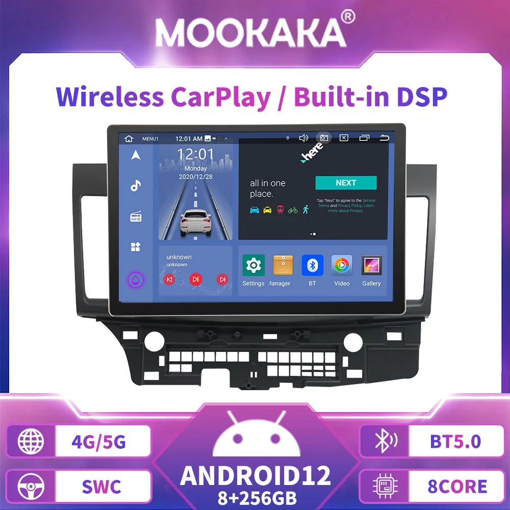 

Автомобильный радиоприемник Android 12 для Mitsubishi Lancer 2007 - 2015 GPS Navi Автомобильный мультимедийный плеер 2Din Стерео Авторадио головное устройство