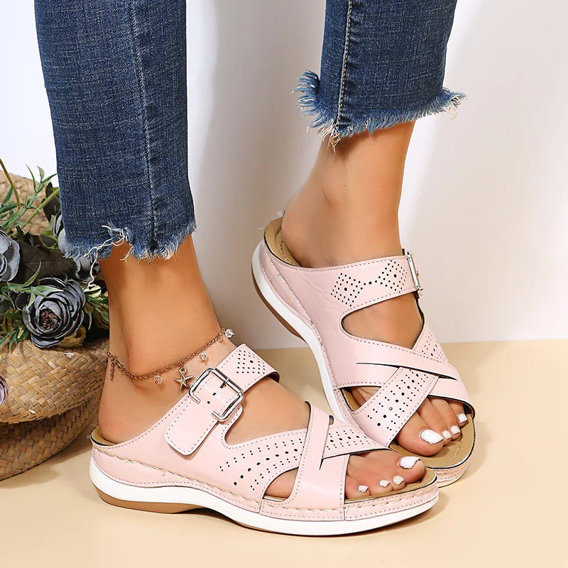 

Casual Sandals Women Thick Bottom Sandals Bow-knot Open Toe Swing Summer Light Women Shoes Platform Slipper Sandalias De Mujer