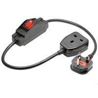 bs uk on offf inline cord foot switch with h05vv f cables with xx 308 25a inline waterproof switch