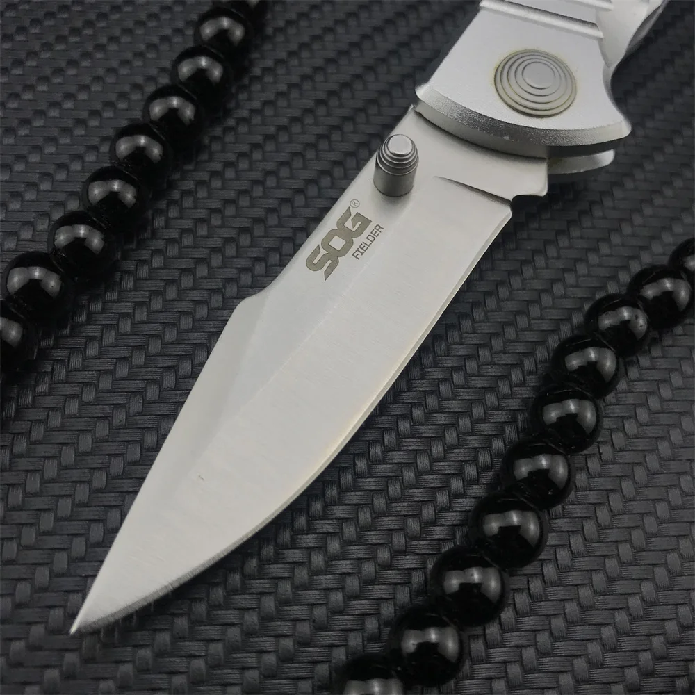 Складной карманный нож SOG Fielder для повседневного использования 440C алюминиевая