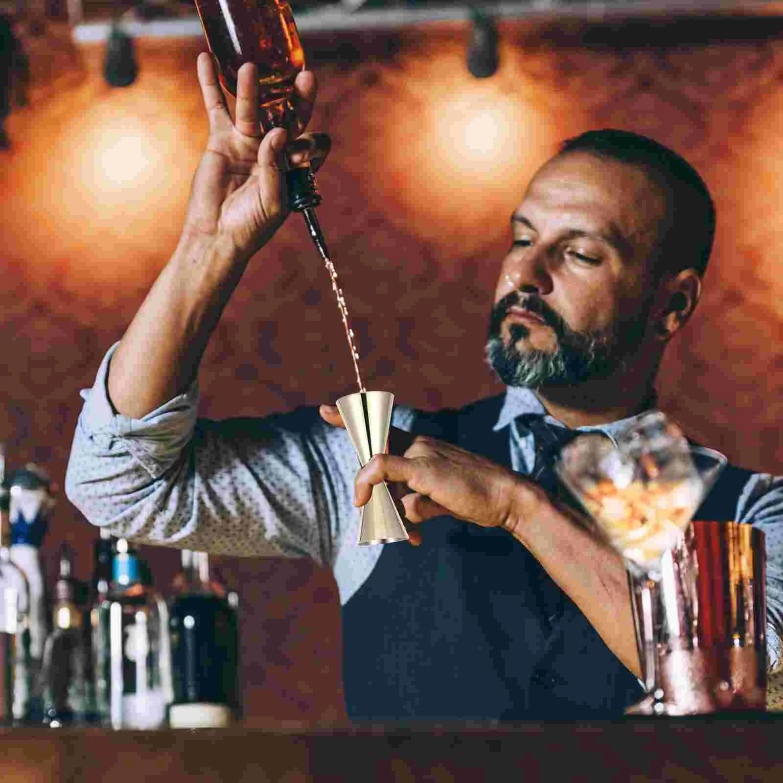 Измерительный прибор для коктейлей чашка бармена и шейкер устройство из