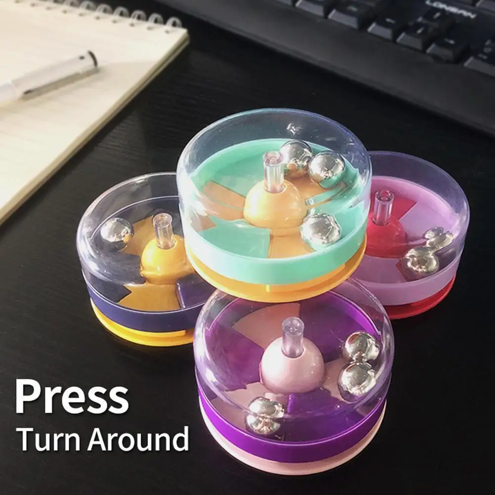 

Fidget Spinner Squeeze Rotating Gyro Fingertip Decompression Creativity Stress Relief Toy For Adult Children School Office V6r4