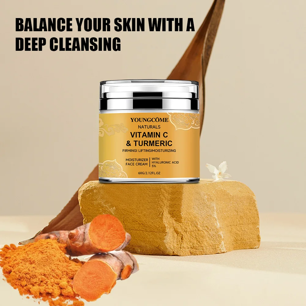 Крем Для Лица С Витамином И Куркумой - Осветляющая Сыворотка Антиоксидантная