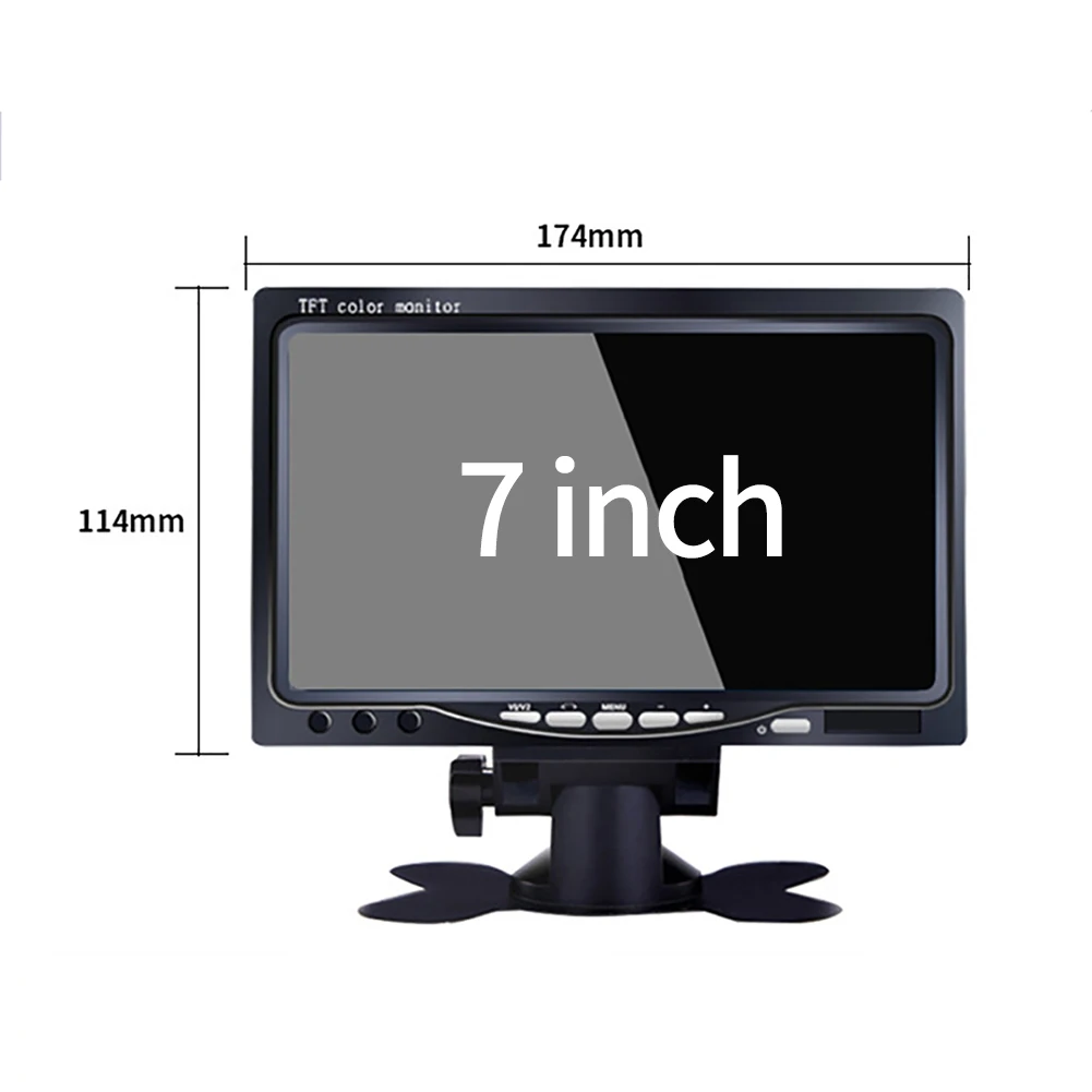 

Truck Tractor Lorry IR Rear View Reversing Camera And 7\\\" LCD Backup Monitor Kit Night Vision Infrared Fill Light