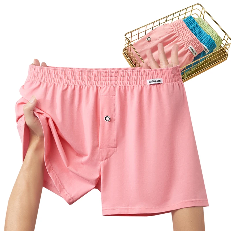 1 шт. мужские брюки со стрелками хлопковые боксеры шорты свободные трусы средней