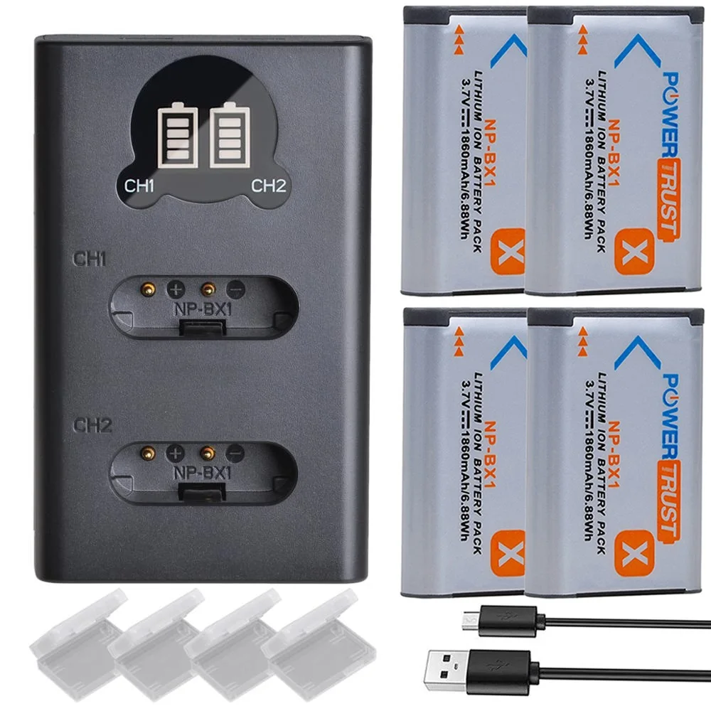NP-BX1 аккумулятор/зарядное устройство для Sony M8/ ACC-TRBX,Cyber-Shot DSC-HX80,HX90V,HX350,RX1R II,RX100 (III/IV/VA/VI/VII), ZV-1 и т. Д.