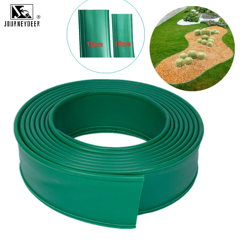 

Height 10/15cm Grass Edging Fence Belt Border Garden Lawn Stone Isolation Path Barrier Patio Greening Belt Plastic Garden Fence