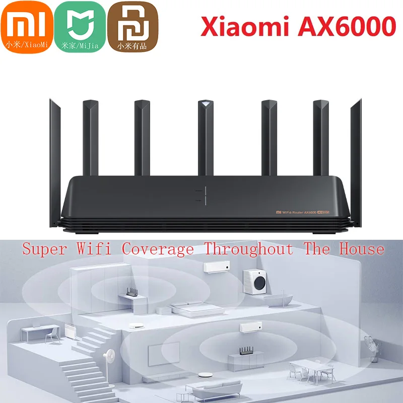  Xiaomi mijia AX6000 AIoT, 512 /, WiFi6 VPN, 