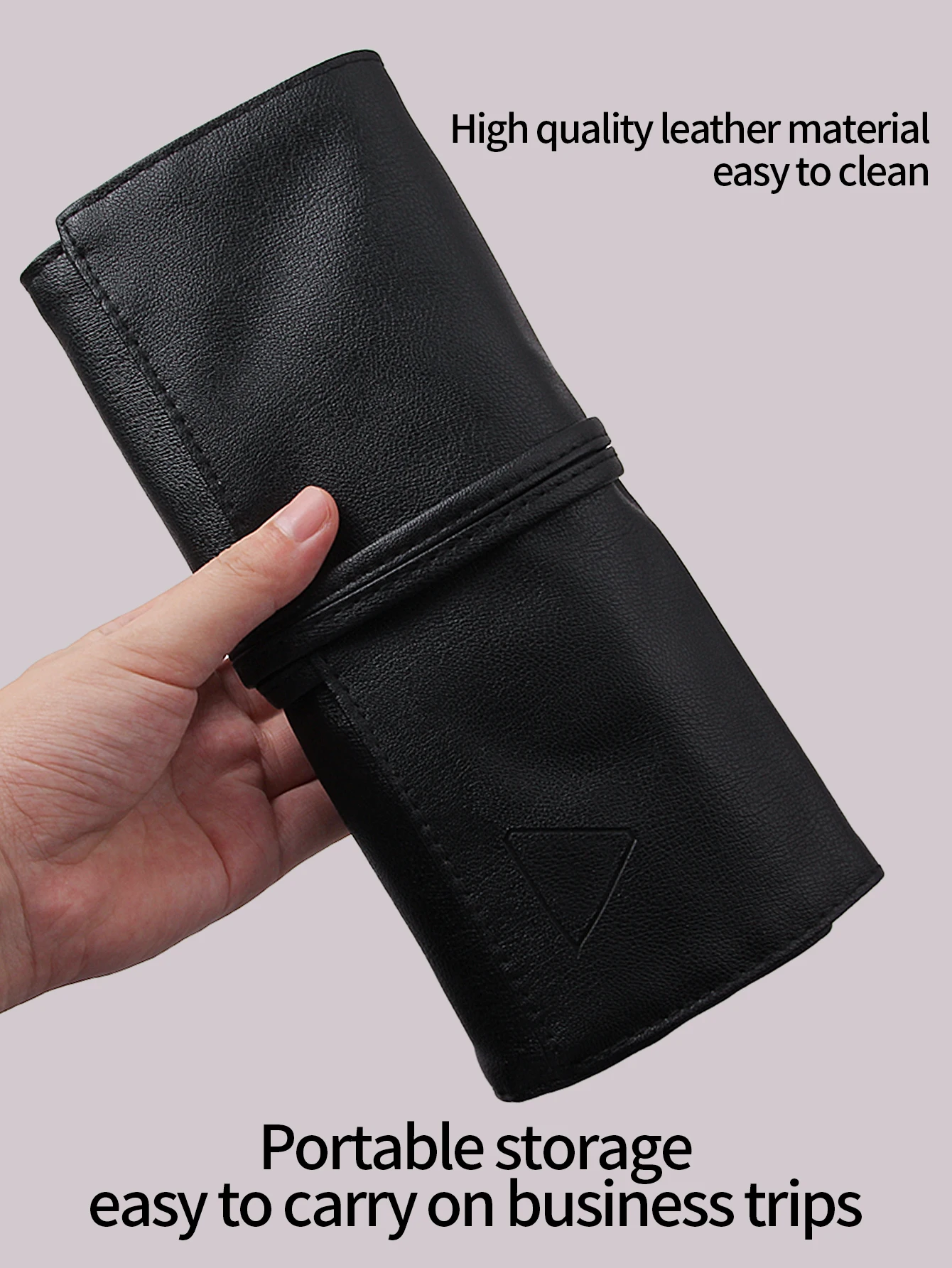 Набор Кистей Для Макияжа Из 14 Предметов С Сумкой Хранения Искусственной Кожи И