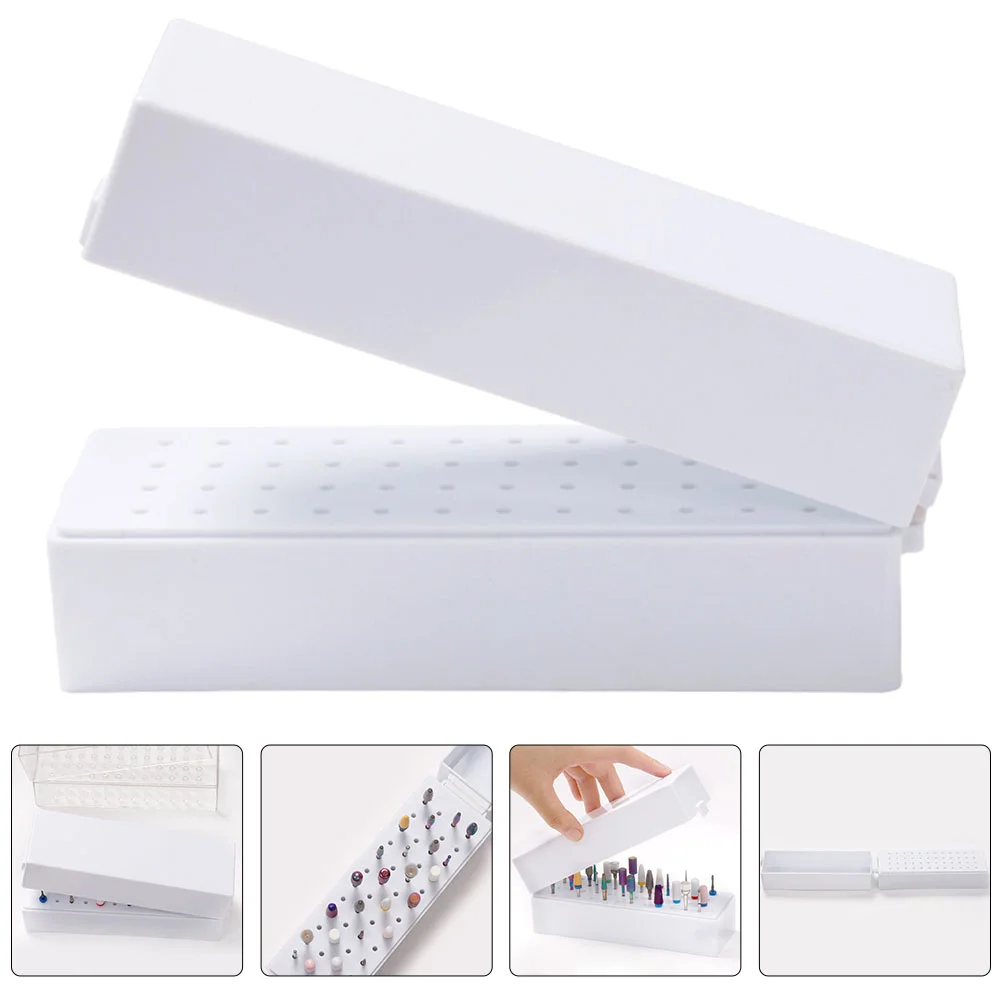 

Grinding Head Storage Box Shelf Manicure Polishing Cases Drill Drills Nail Salon Product Show Rack Display Stand Supply