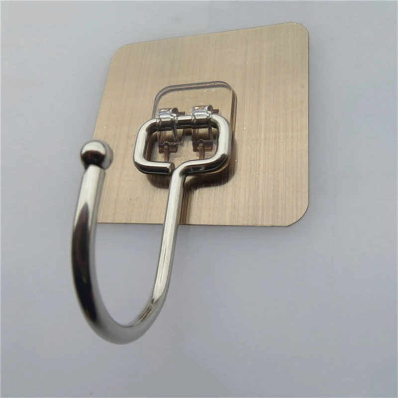 

Прозрачный большой самоклеящийся крючок из ПВХ и нержавеющей стали