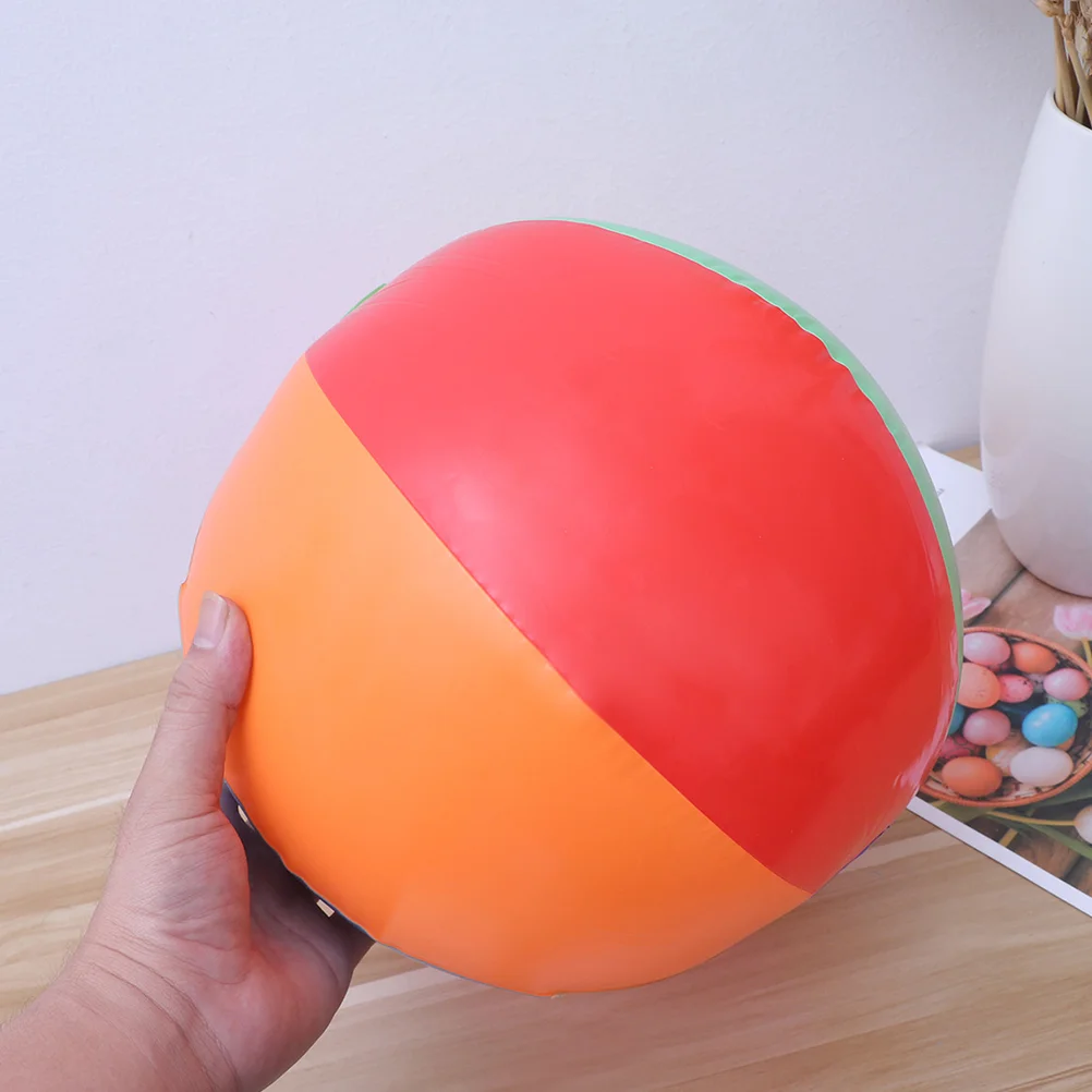 

5pcs Inflatable Beach Balls Funny Toys Intersting Playthings Colorful Balls for Kids Children Toddlers (Random Color)