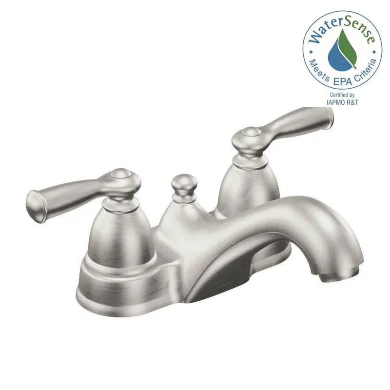 

Centerset Gorgeous Brushed Nickel 4 in. Centerset Bathroom Faucet - Premium Quality for Your Home Upgrade.