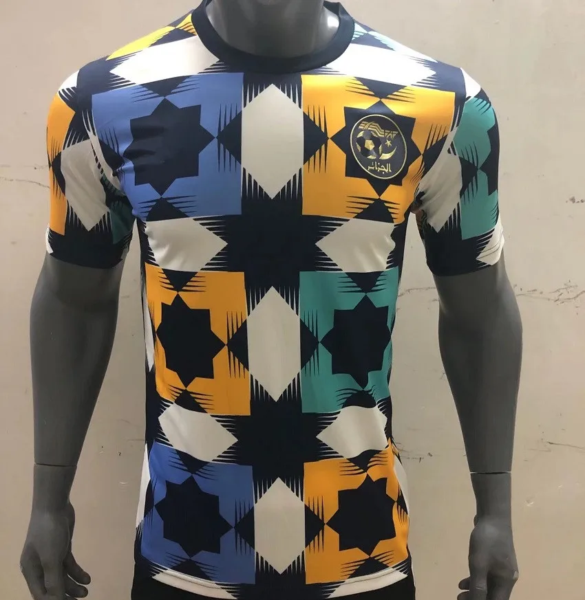 

Мужская футболка Алжир 2022 тренировочная футболка