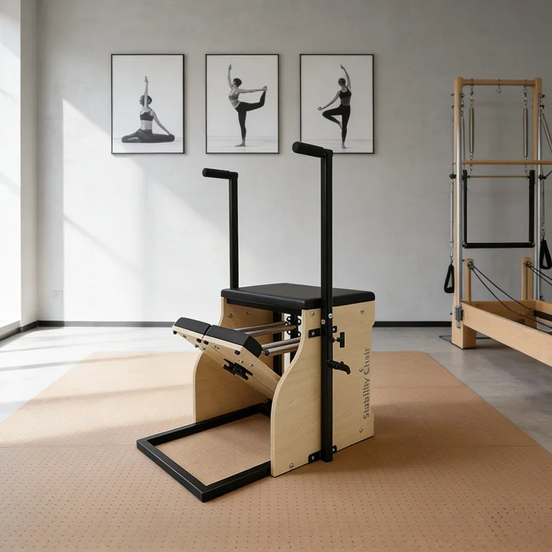 Фото Коммерческий тренажер Wunda Chair из клена для тренировки мышц кора, баланса и координации №2