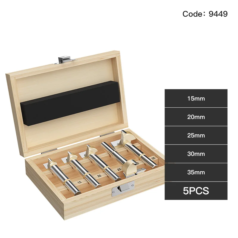 

HUHAO набор сверл Форстнера 5 шт.