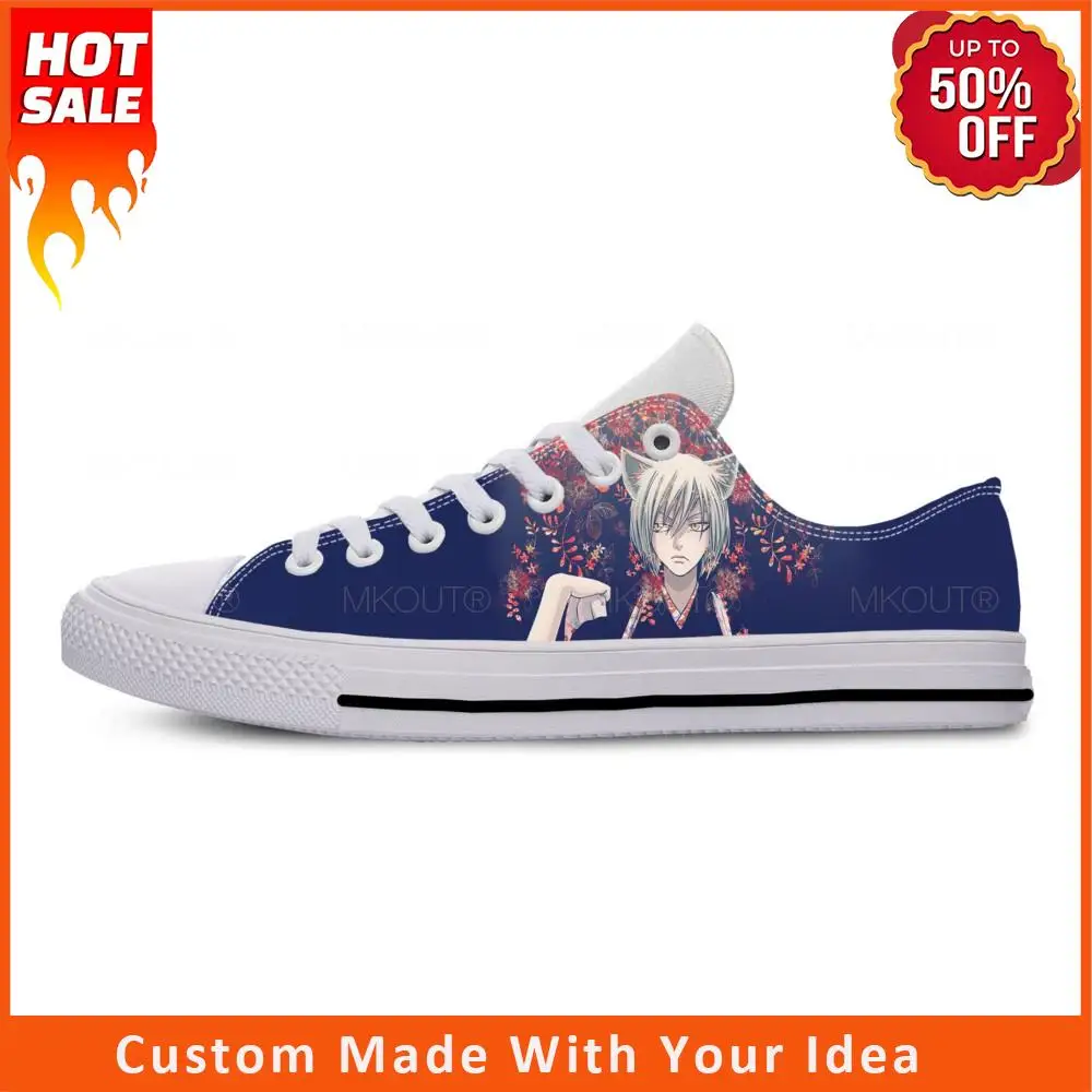 

Japanese Anime Manga Kamisama Kiss Love Tomoe Cool Casual Cloth Shoes Low Top Lightweight Breathable 3D Print Men Women Sneakers