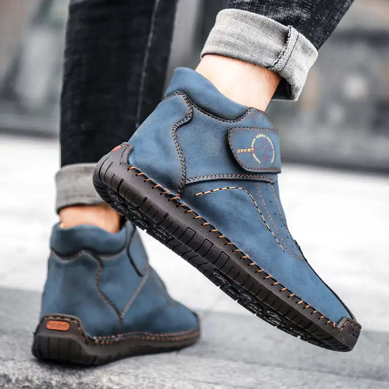 

Мужские кроссовки на высокой платформе, дизайнерская безопасная обувь, теннисная обувь