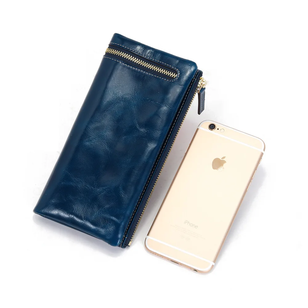 

Women's wallet leather long multi-card large-capacity clutch bag RFID anti-theft brush clutch bag wallet women carteira cartera