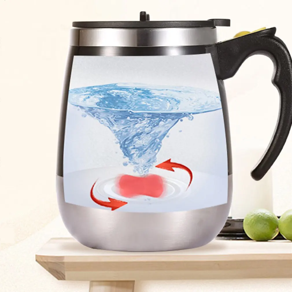 

New Automatic Stirring Magnetic Mug USB Rechargeable Creative Stainless Steel Coffee Milk Mixing Cup Smart Blender Thermal Cups