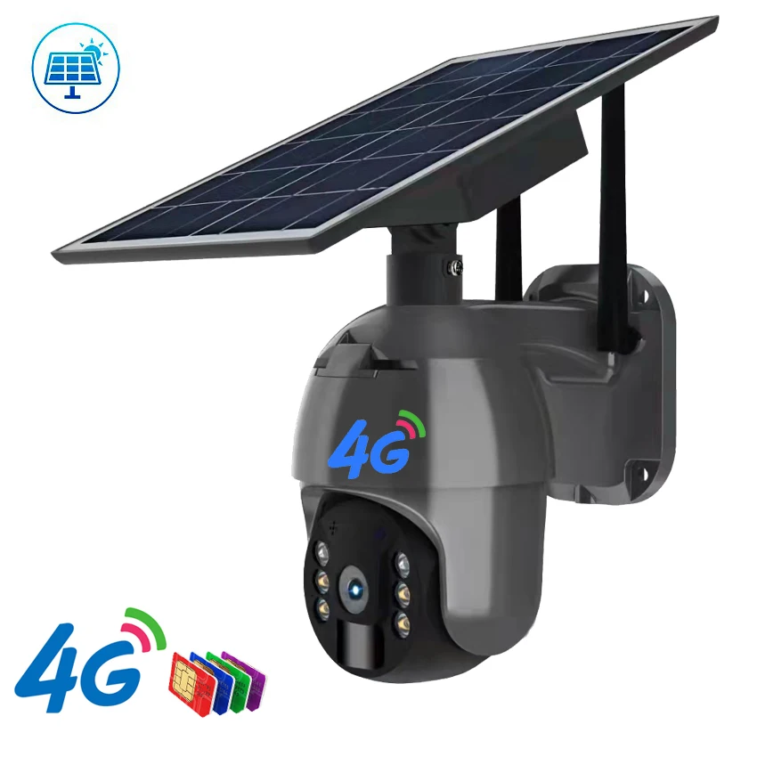 

Камера видеонаблюдения на солнечной батарее с поддержкой 4G и SIM-карт