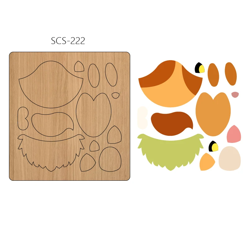 SCS222 кошка автомобильный телефон инструмент деревянный режущий нож штамп