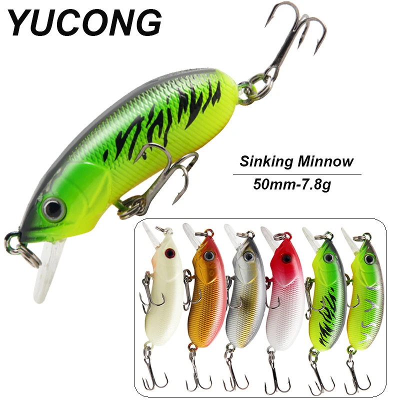 Рыболовная приманка WestBass YUCONG 1 шт. жесткая искусственная в форме гольяна