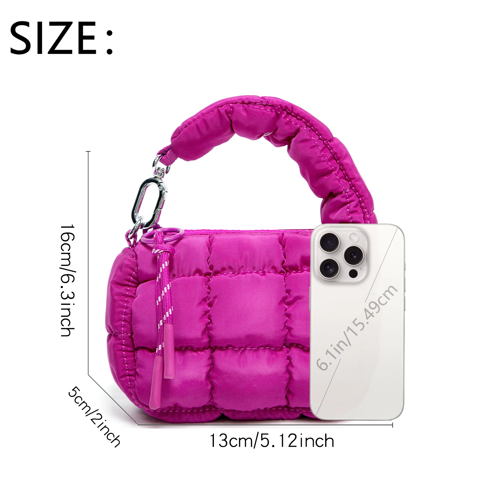 Стеганая косметичка дорожная для женщин милая косметичка-органайзер детская