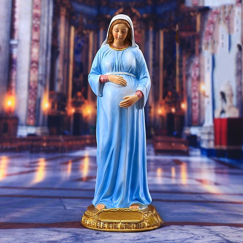 

Virgin Mary Statues Sagrada Familia Catholic Religious Statues Christian Decor Christmas Gifts Desk Decoration Crafts