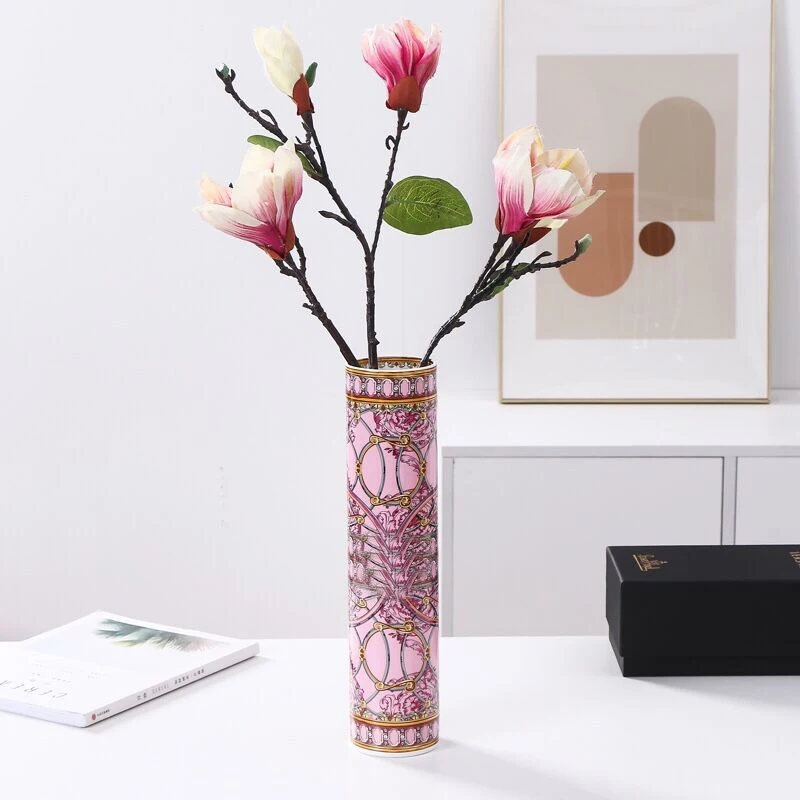

Luxury Ceramic Vase Living Room Countertop Decoration Large Vase Nordic Art Home Decoration American Modern Gift