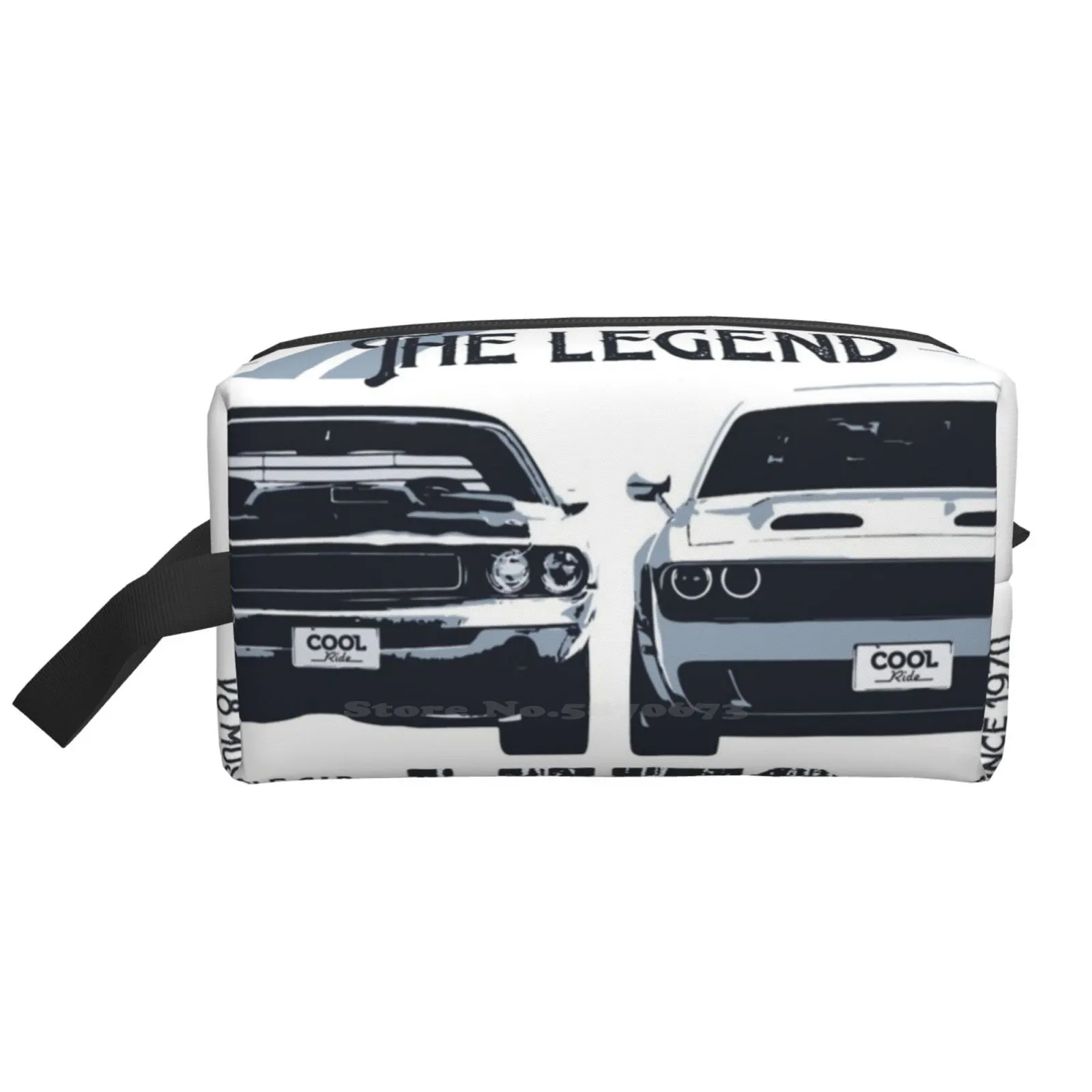 

Автомобильная сумка для хранения туалетных принадлежностей The Legend Lives, багажное полотенце для макияжа 70, зарядное устройство для мышечной машины, автомобиля Хардтоп V8, американский мышечный 70S