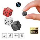 1080P Мини камера SQ16 игральные кости портативный espia 90 градусов ночное видение Обнаружение движения микро тела камера Умный дом Безопасность видеокамера