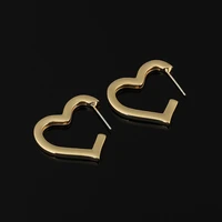 simple love mosquito coil earrings without ear holes metal retro earrings female simple classic banquet jewelry hot sale
