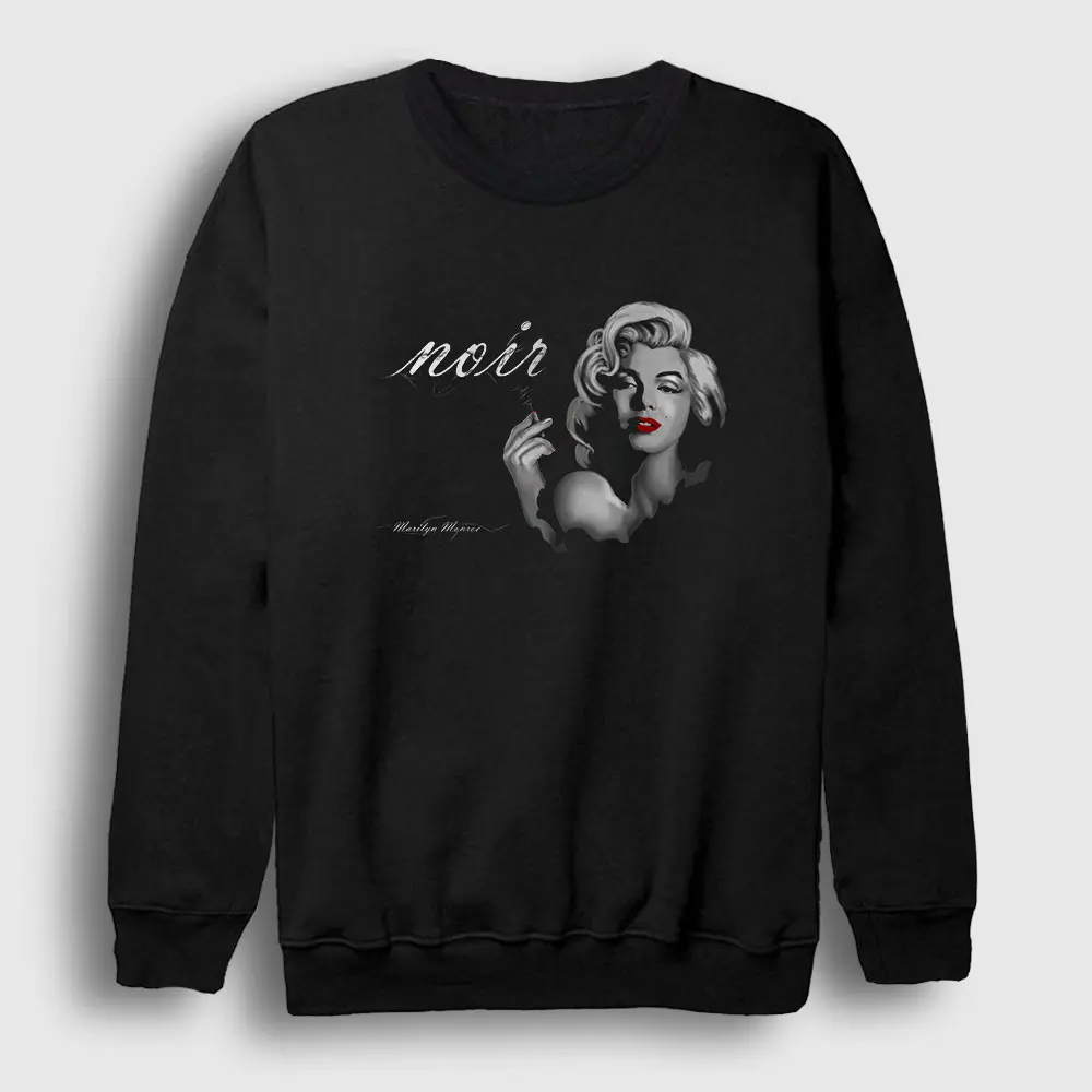 Свитшот Presmono унисекс черный Мэрилин Монро 39121TT |