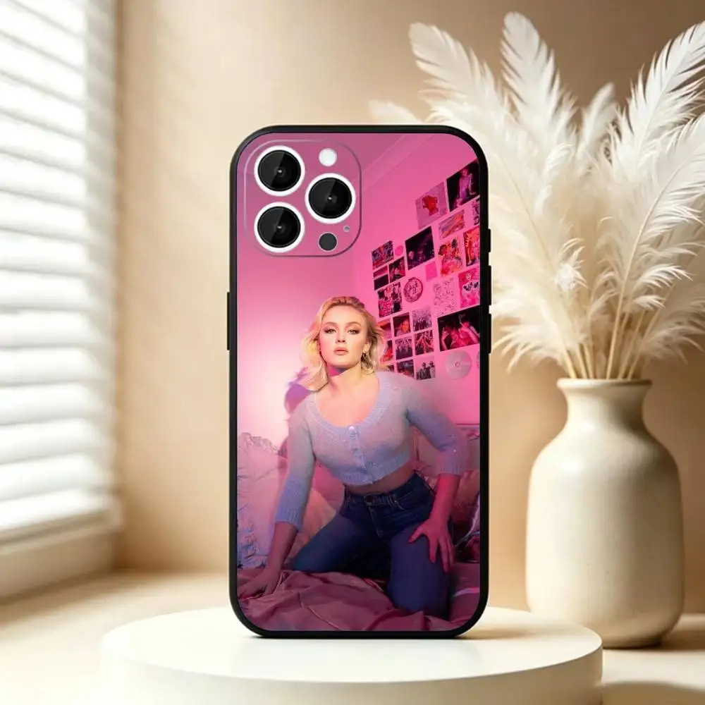 Фото Чехол для телефона Z-Zara Larsson Midnight Sun для iPhone 17, 16, 15, 14, 13, 12, 11 Plus, Pro Max, XS, мягкий силиконовый, черный №5