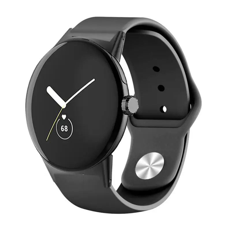 

Ремешок силиконовый для Google Pixel Watch band, спортивный сменный Браслет с двойной пряжкой для Pixel Watch Active