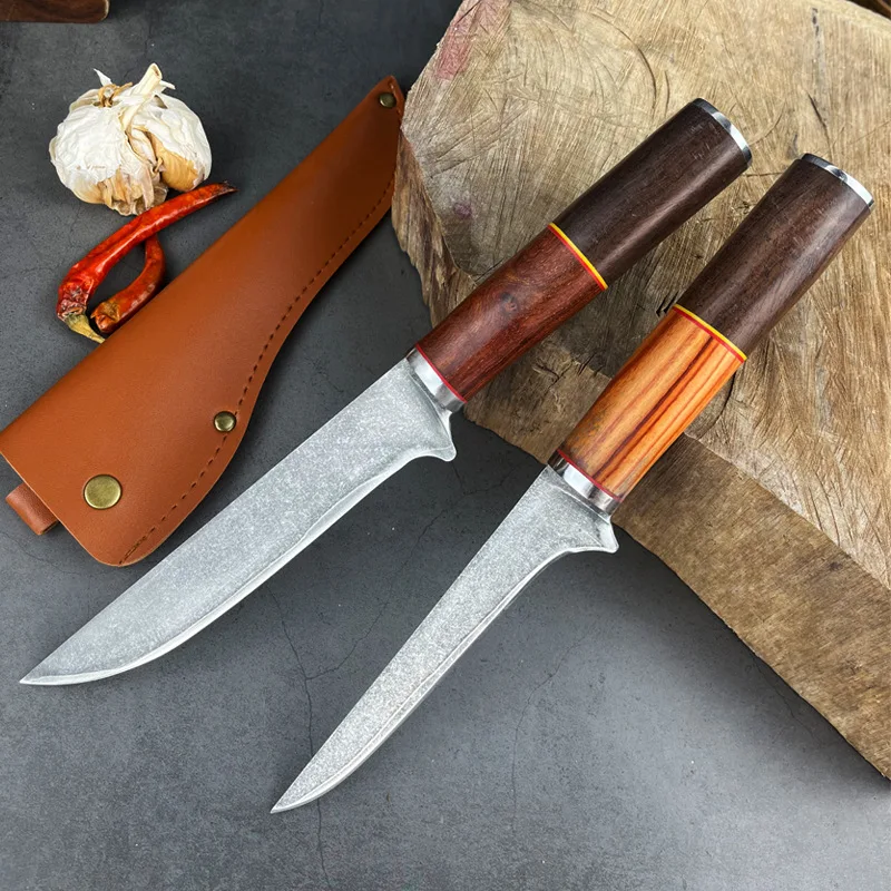 

Forged Boning Knife Stainless Steel Fish Filleting Knife Cleaver for Meat Fruit Vegetables Kitchen Professional Chef Knife