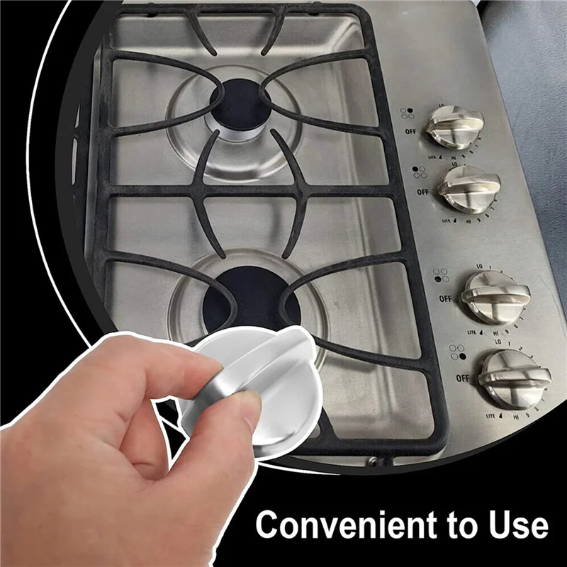 Ручка управления горелкой WB03T10325 Хромированная ручка для варочной панели GEE 6