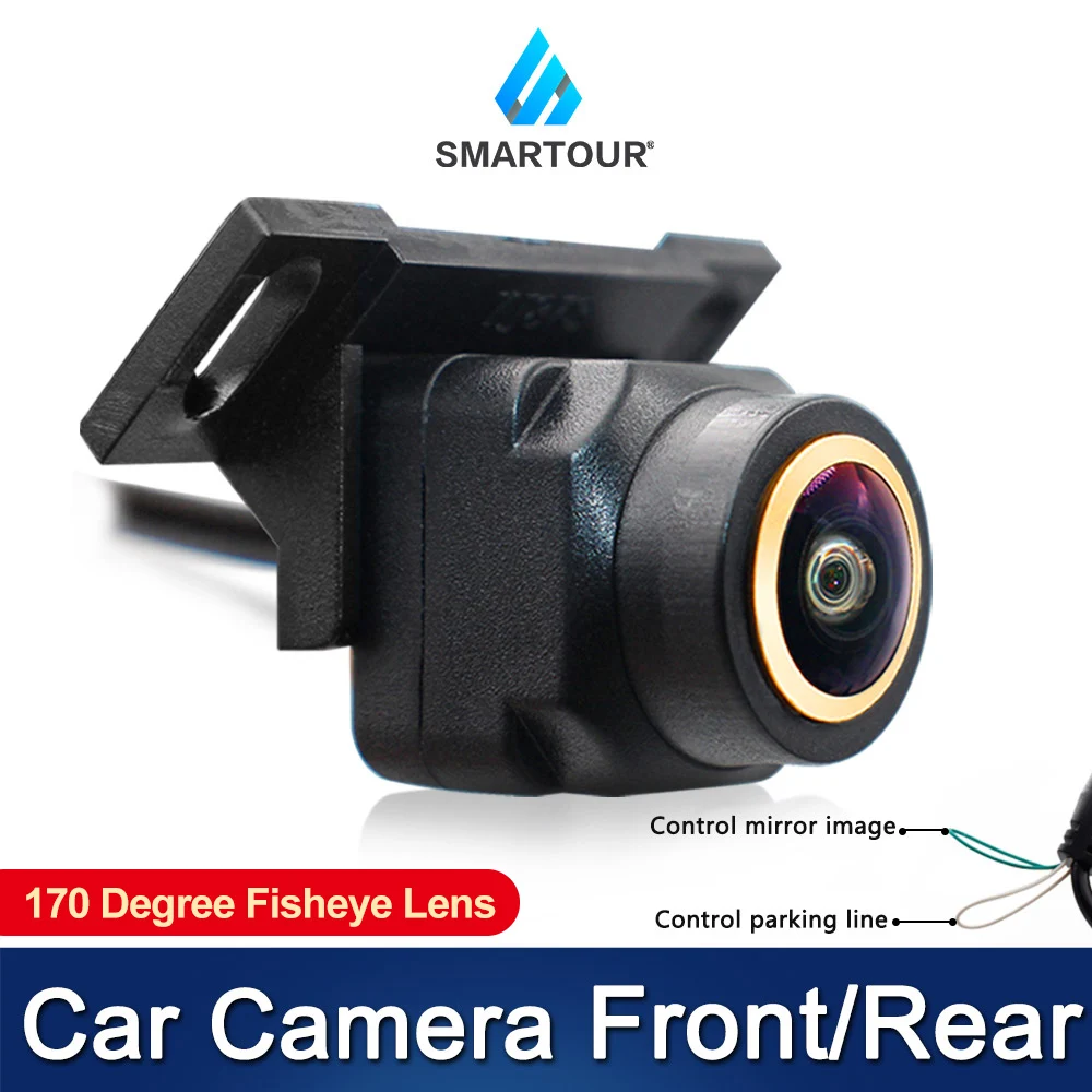 Smartour Car Rear View Camera Reverse Parking HD Vehicle Night Vision 170 Silver Lens CCD/CVBS Auto Universal Reversing Camera