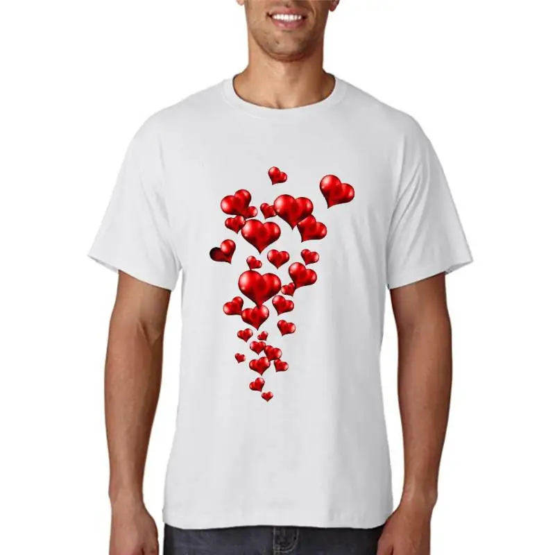 

T Shirt for Women 90s Cartoon Love Heart Sweet Cute Trend Print Lady T-shirts Top Womens Graphic Ladies Female Tee T-Shirt