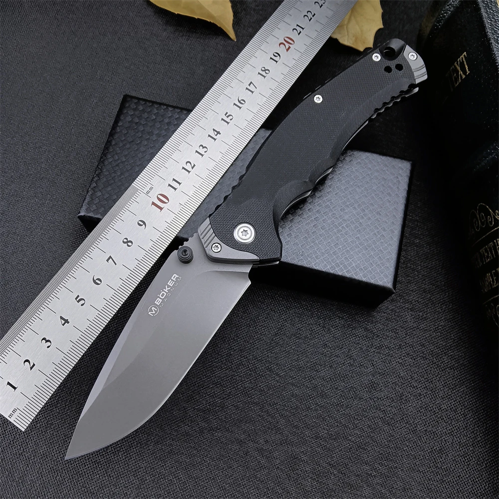 

Ball Tactical Boker Bearing Folding Pocket Knife G10 Handle 8Cr13Mov Blade Outdoor Camping Hunting Flipper Edc Tool