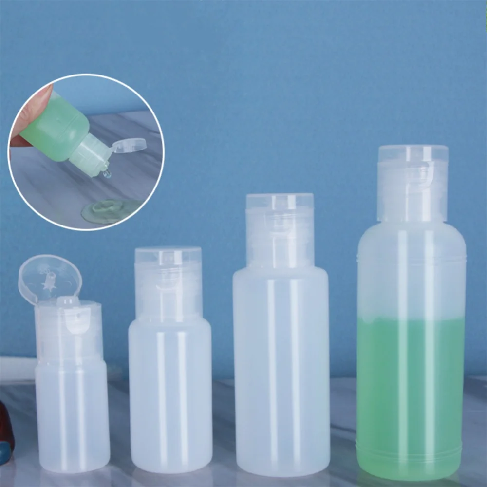 Экструдированные пластиковые бутылки 10/20/30/50/мл полиэтиленовые Полупрозрачные