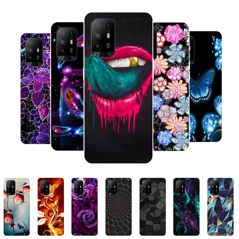 

Phone Case For OPPO Reno 5Z 5G Case Bumper Soft Silicone Cover For OPPO Reno5 Z CPH2211 Cool Cartoon Case On Reno5Z 5G Coque
