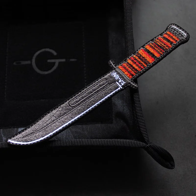 Качественный миниатюрный вышитый волшебный значок Kaba KA-BAR креативный морской