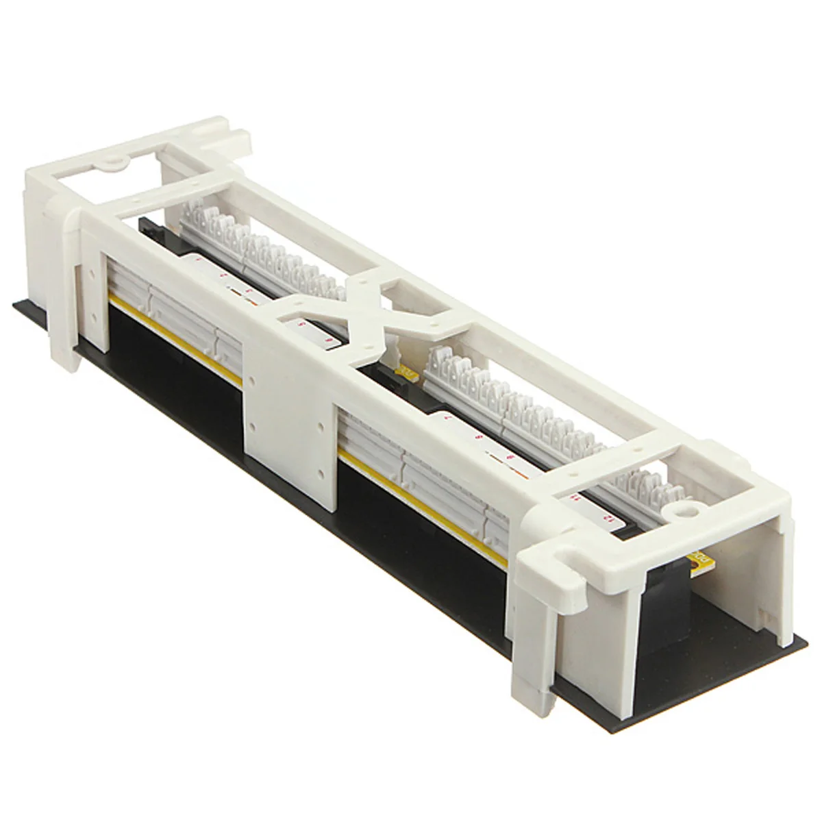 

Network Tool Kit 12 Port CAT6 Patch Panel RJ45 Networking Wall Mount Rack with Surface Wall Mount Bracket