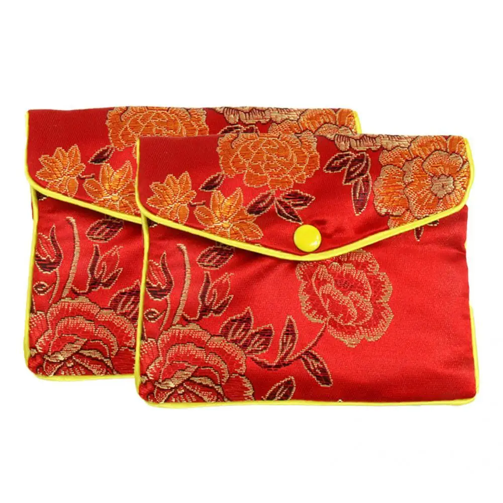 

Элегантный органайзер для украшений с вышивкой и пряжкой, 5 цветов