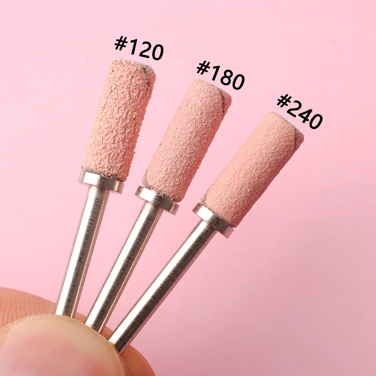 Набор аксессуаров для сверл ногтей Asentale с 100 шт. шлифовальными лентами и 1