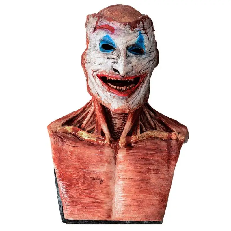 

Double Layer Face Cover Magnetic Bloody Latex Masks Halloween Scary Skull Mask Breathable Cosplay Costume For Halloween Party