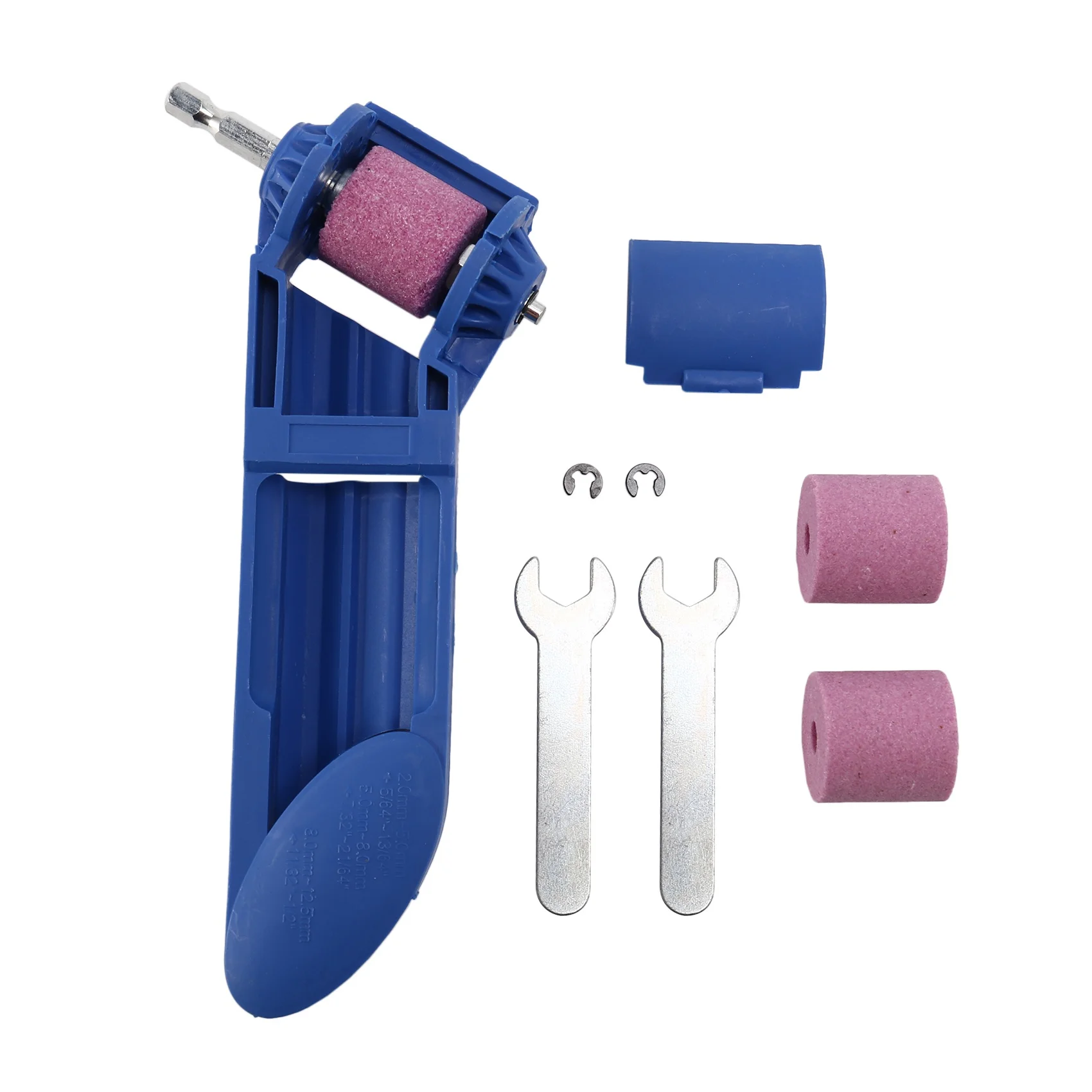 

2-12.5Mm Drill Bit Sharpener Corundum Grinding Wheel Portable Powered Tool For Drill Polishing Wheel Drill Bit Sharpener