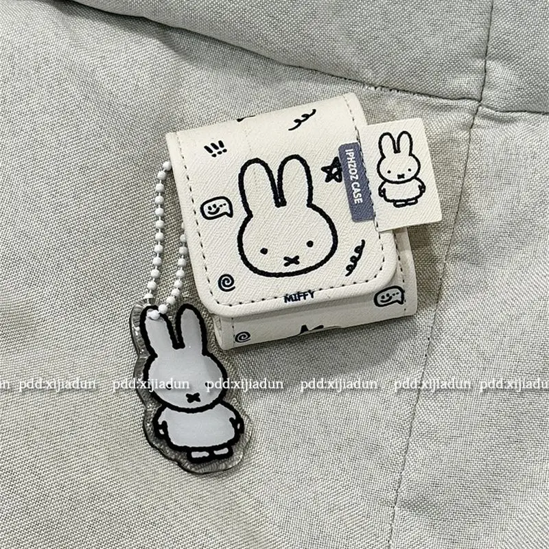 Kawaii Cortical Miffy Rabbit Airpods 4 защитный чехол для Airpod Pro 2 наушников Apple подарочные игрушки